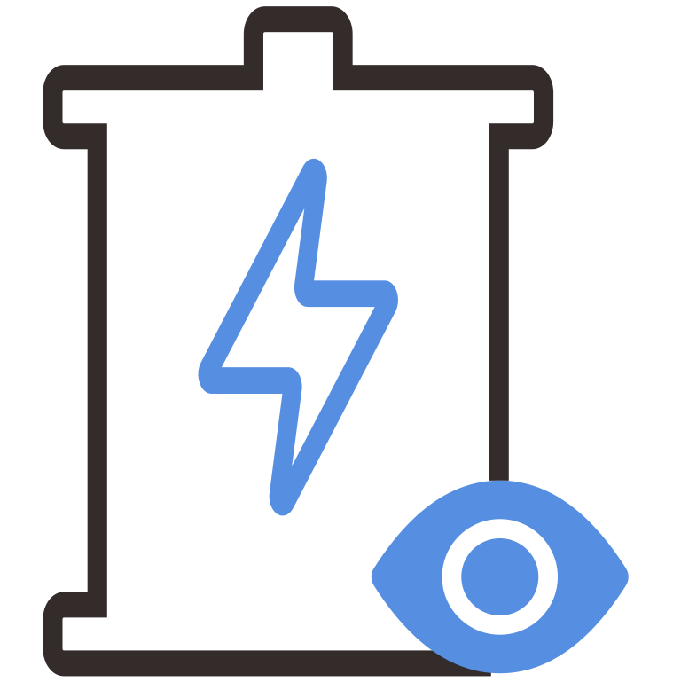 对储能电池实时全面监视，